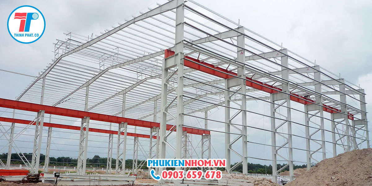 co-dinh-he-thong-khung-xa-go cố định hệ thống khung xà gồ đảm bảo yêu cầu thiết kế